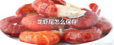 ​龙虾尾怎么保存才能放到冬天 龙虾尾怎么保存到冬天